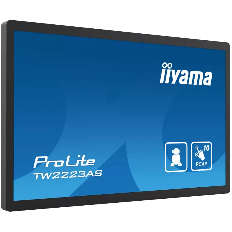 iiyama TW2223AS-B2 signage display interactief flatpanel 54,6 cm (21,5 inch) Wi-Fi 345 cd/m² Full HD zwart touchscreen ingebouwde processor Android 24/7