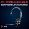 HP Poly Blackwire 3315 monaurale Microsoft Teams-gecertificeerde USB-C-headset +3,5mm-jack +USB-C/A-adapter