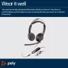 HP Poly Blackwire 5220 stereo USB-C-headset +3,5mm-stekker +USB-C/A-adapter (multipack)