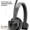 HP Poly Voyager 4310 USB-C headset + BT700 dongle + laadstation
