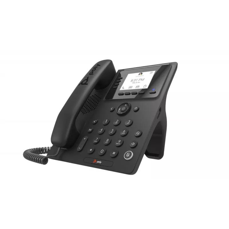 Desk IP-telefoon Poly HP CCX 350 Microsoft Teams, PoE-geschikt, business media-telefoon