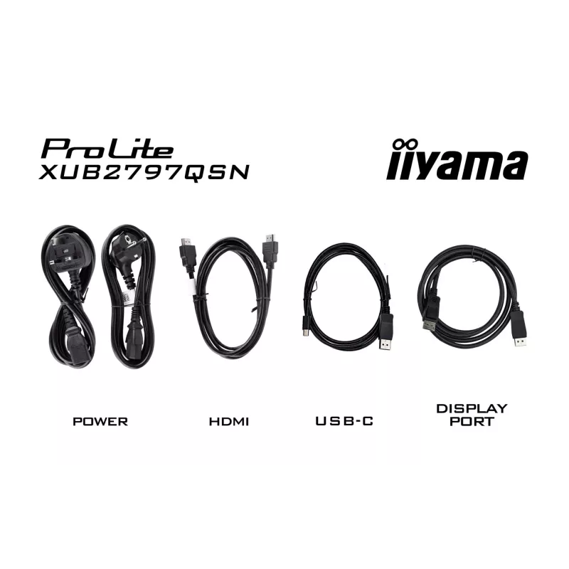 iiyama ProLite XUB2797QSN-B2 computermonitor 68,6 cm (27 inch) 2560 x 1440 pixels Quad HD LED zwart