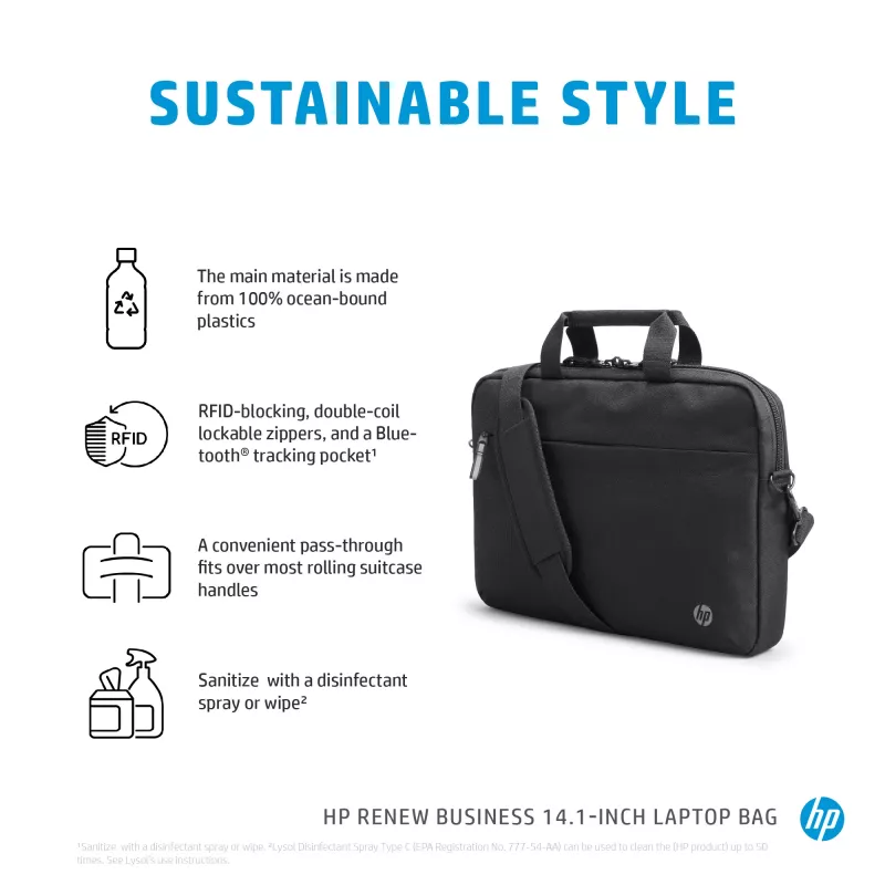 Messenger hoes HP Renew Business 14,1-inch laptoptas