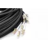 DIGITUS breakout-kabel - 12 vezels OM4 LC/UPC-LC/UPC universele kleur zwart 100 m