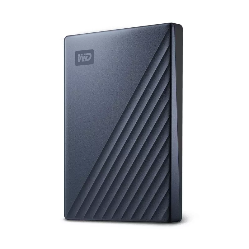 WESTERN DIGITAL harde schijf - MY PASSPORT ULTRA - 5 TB - USB-C 3.2 Gen 1 - blauw