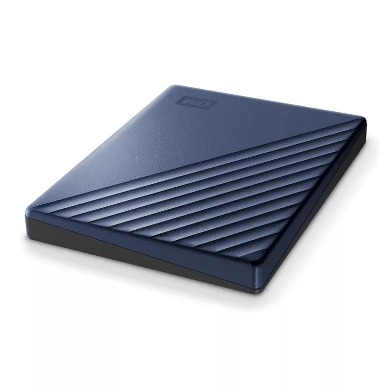 WESTERN DIGITAL harde schijf - MY PASSPORT ULTRA - 5 TB - USB-C 3.2 Gen 1 - blauw