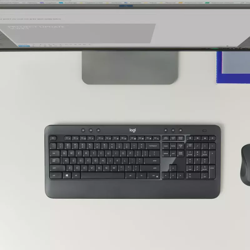 LOGITECH Mk540 Advanced draadloze toetsenbord- en muisset - Azerty Belgisch