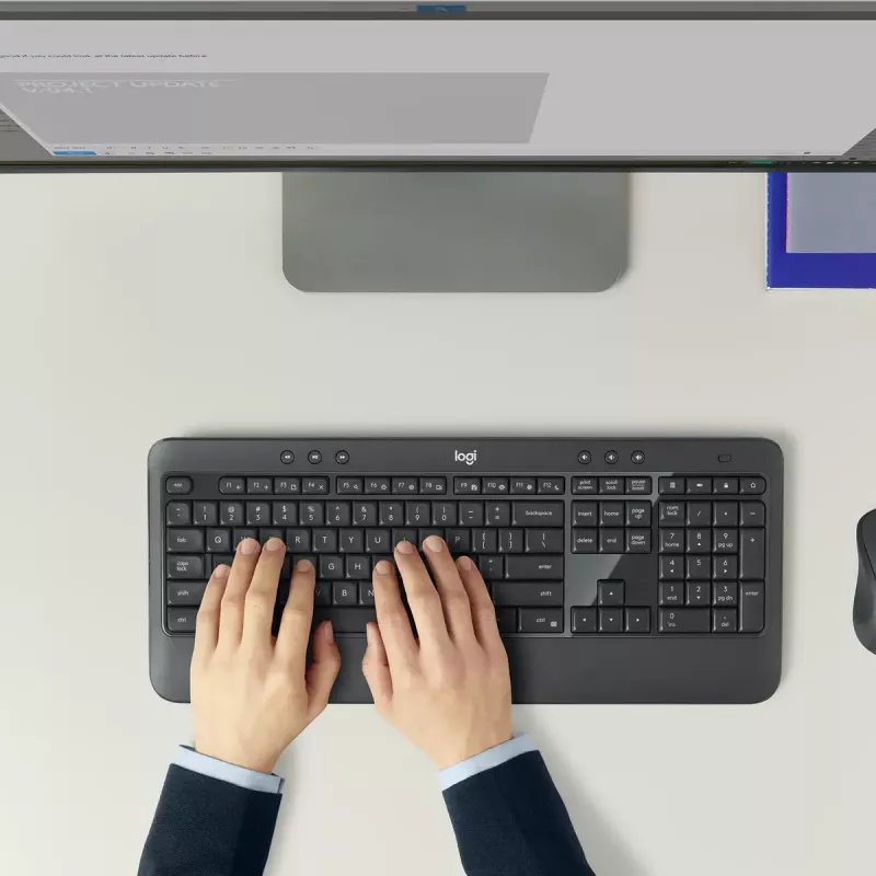 LOGITECH Mk540 Advanced draadloze toetsenbord- en muisset - Azerty Belgisch