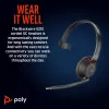 HP Poly Blackwire 5210 monaurale USB-C headset +3.5mm plug +USB-C/A adapter (bulk)