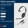 HP Poly Blackwire 5210 monaurale USB-C headset +3.5mm plug +USB-C/A adapter (bulk)