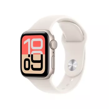 APPLE Watch SE 3 GPS 40mm Starlight aluminium behuizing met sportband S/M - Starlight