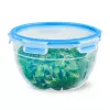 EMSA CLIP & CLOSE N10114 ronde bak 2,6 L blauw, transparant 1 stuk