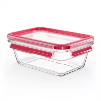EMSA CLIP & CLOSE N10408 rechthoekige box 0,85 l transparant 1 stuk