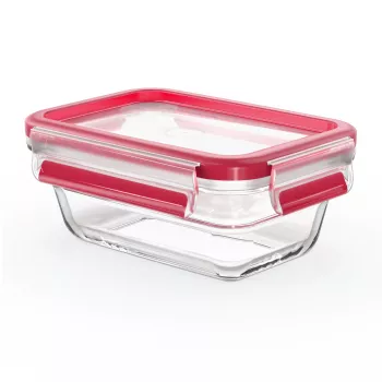 EMSA CLIP & CLOSE N10405 rechthoekige doos 0,8 l transparant, 1 stk.