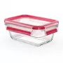 EMSA CLIP & CLOSE N10405 rechthoekige doos 0,8 l transparant, 1 stk.