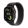 APPLE Watch Ultra 3 (2025) LTE 49mm titanium behuizing met Trail Loop M/L - zwart/donkergrijs