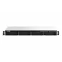 QNAP TS-464eU NAS Rack (1U) Intel® Celeron® N5095 8 GB DDR4 0 TB QNAP Turbo System aluminium, zwart
