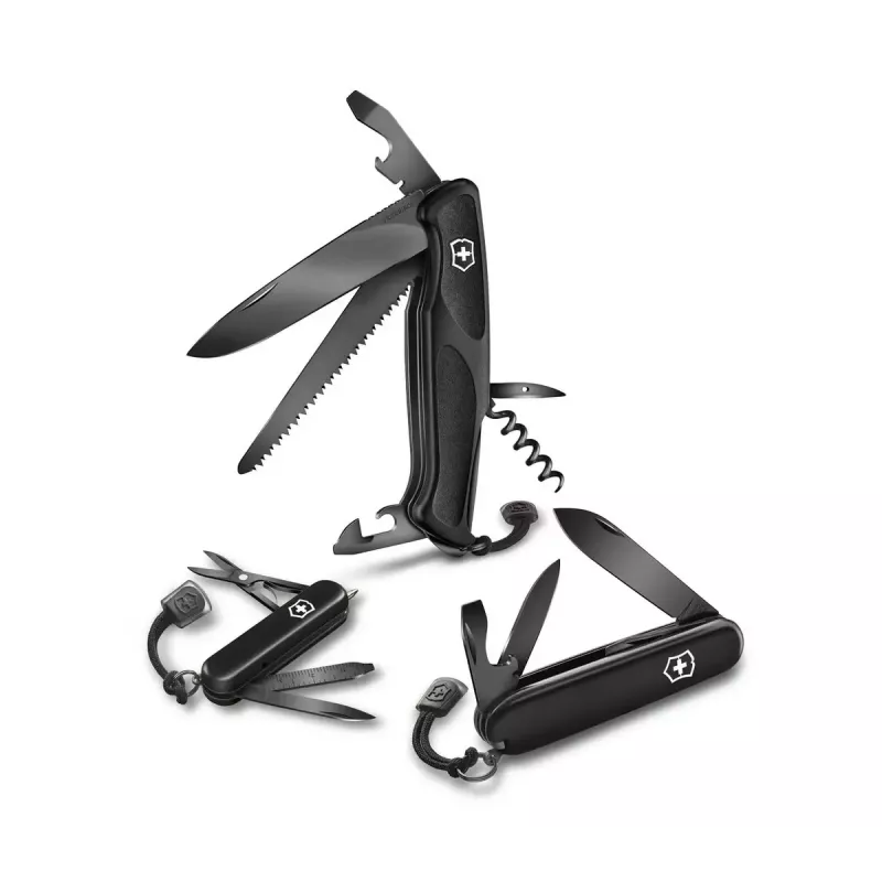 Victorinox Ranger Grip 55 0.9563.C31P zakmes multitool, 12 functies, 130 mm, Onyx Black