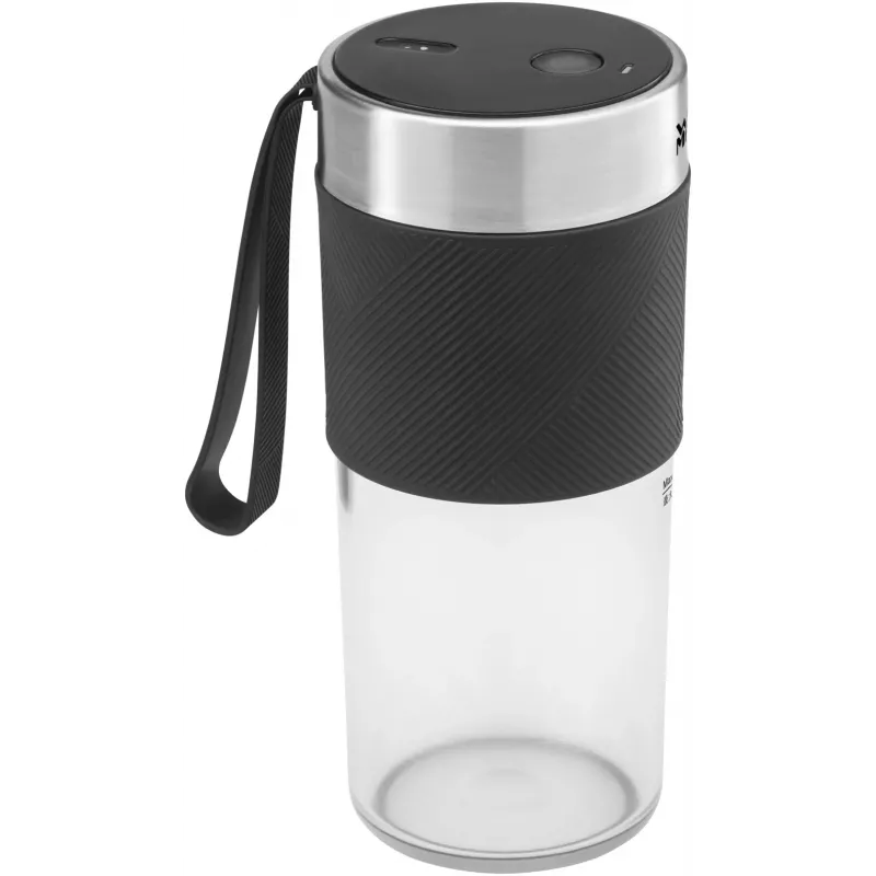 WMF KITCHENminis 0416700011 0,3 L staafmixer 50 W zwart, roestvrij staal, transparant