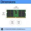 HP 32GB DDR5 5600 SODIMM geheugen, 32 GB, DDR5, 5600 MHz, 262-Pin SO-DIMM
