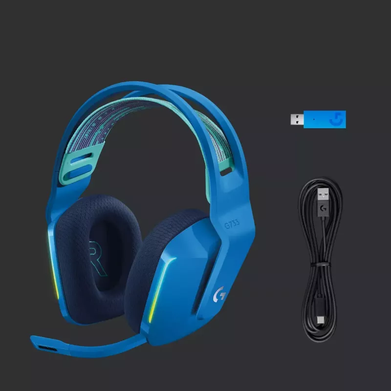 Headset Logitech G G733 LIGHTSPEED draadloze RGB-gamingheadset