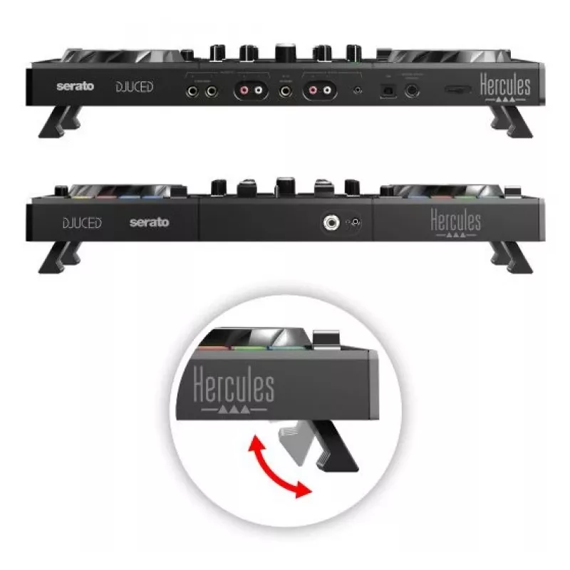Hercules Inpulse 500 Digital Vinyl System (DVS) scratcher zwart