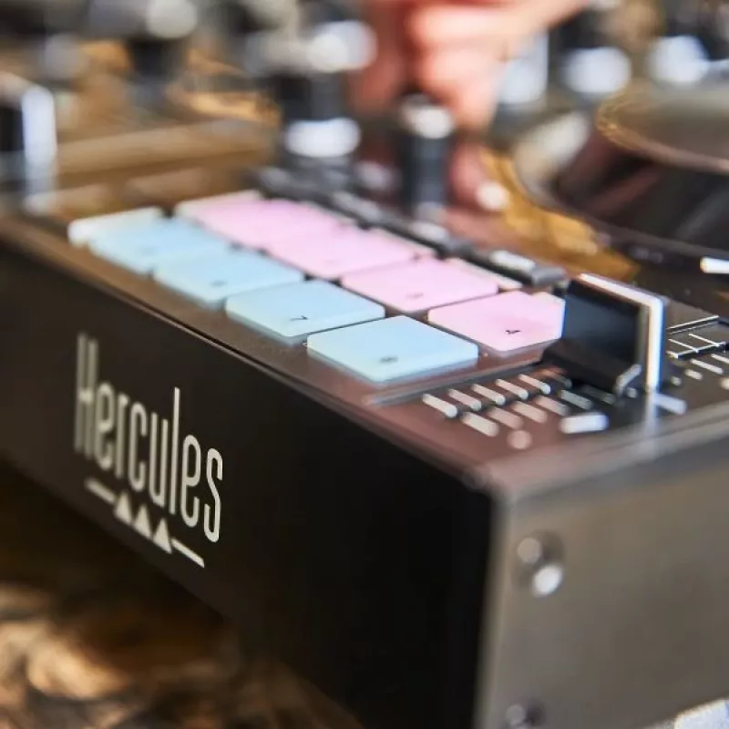Hercules Inpulse 500 Digital Vinyl System (DVS) scratcher zwart