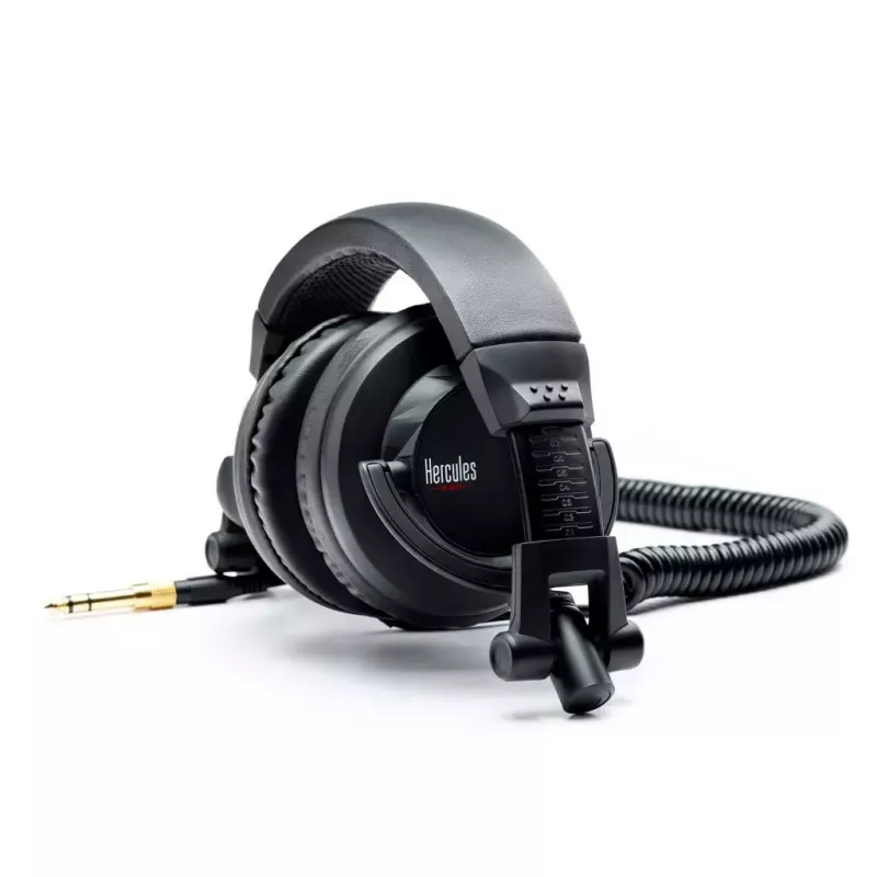 Hercules HDP DJ45 hoofdtelefoon bedraad hoofdband muziek zwart