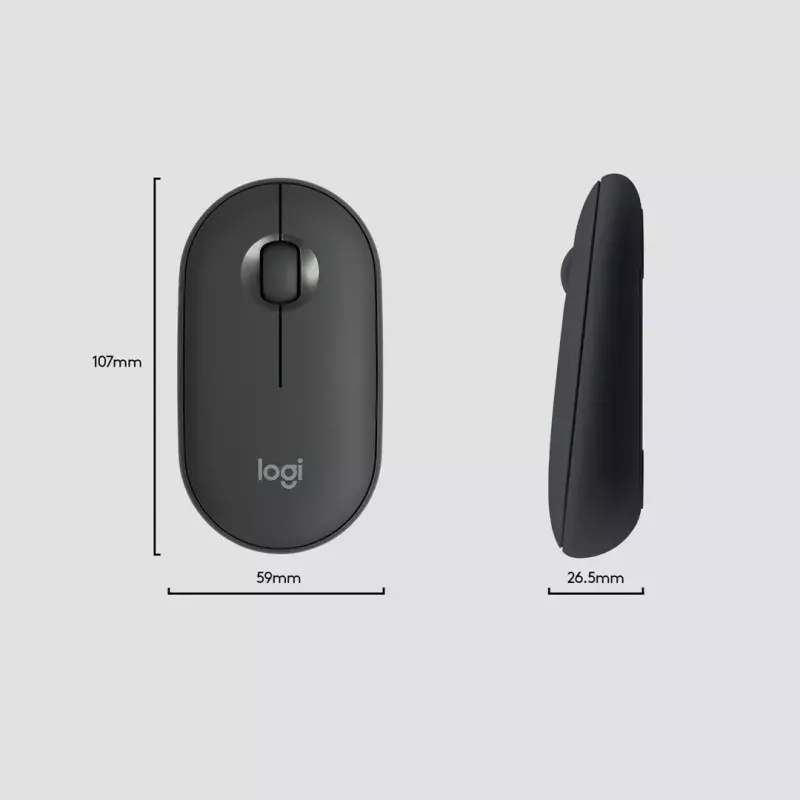 Logitech MK470 draadloos toetsenbord+muis, grafiet, muis inbegrepen, QWERTY US, USB