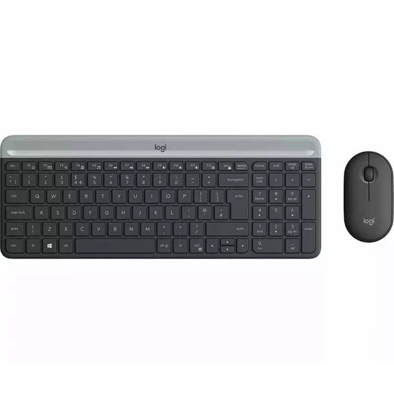 Logitech MK470 draadloos toetsenbord+muis, grafiet, muis inbegrepen, QWERTY US, USB