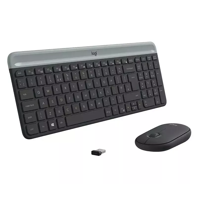 Logitech MK470 draadloos toetsenbord+muis, grafiet, muis inbegrepen, QWERTY US, USB