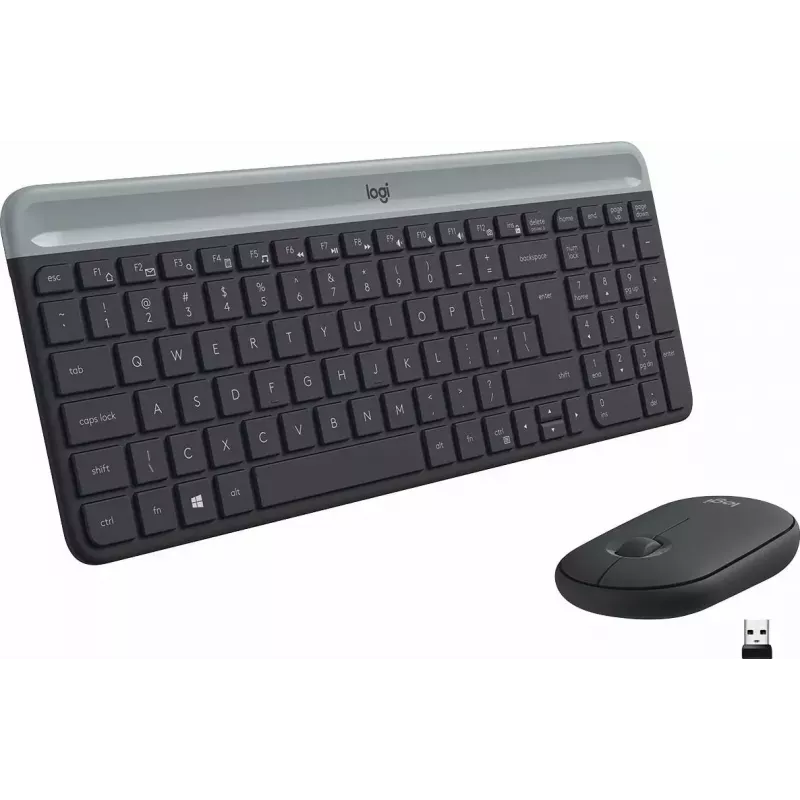 Logitech MK470 draadloos toetsenbord+muis, grafiet, muis inbegrepen, QWERTY US, USB