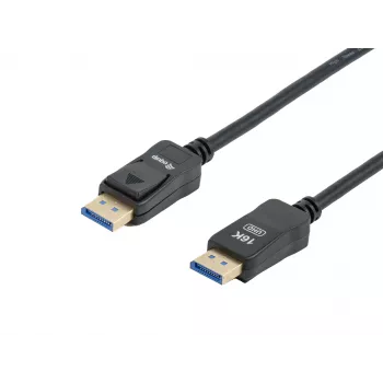 Equip DisplayPort 2.1 kabel, 2,0 m, 16K/60Hz, 40 Gbit/s, 2 m, DisplayPort, DisplayPort, stekker, stekker, 15360 x 8640 pixels