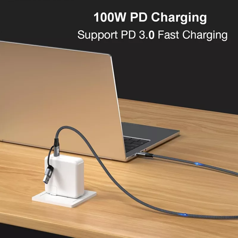 Equip 128431 USB-kabel USB 3.2 Gen 2x2 1 m USB A/USB C USB C zwart
