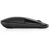 HP Z3700 zwarte draadloze muis, ambidexter, optisch, RF draadloos, 1200 DPI, zwart