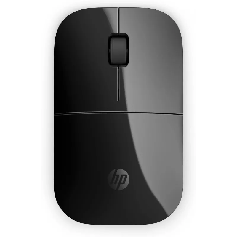 HP Z3700 zwarte draadloze muis, ambidexter, optisch, RF draadloos, 1200 DPI, zwart