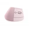 LOGITECH Lift Rechtshandige muis Draadloos Rosé / Donkerrosé
