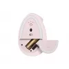 LOGITECH Lift Rechtshandige muis Draadloos Rosé / Donkerrosé