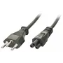 Lindy 30412 Netsnoer Zwart 2 m C5-koppeling
