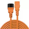 Lindy 1m IEC-verlengsnoer, Oranje