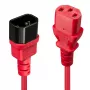Lindy 1m IEC-verlengsnoer, Rood
