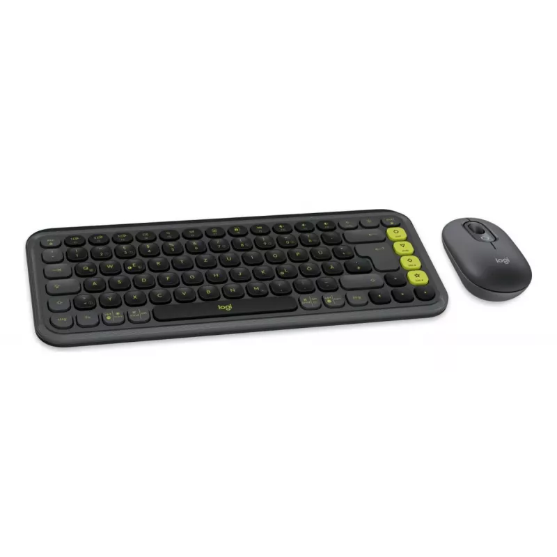 Logitech POP Icon Combo Mini toetsenbord & muis, draadloos, Bluetooth, QWERTZ Duits
