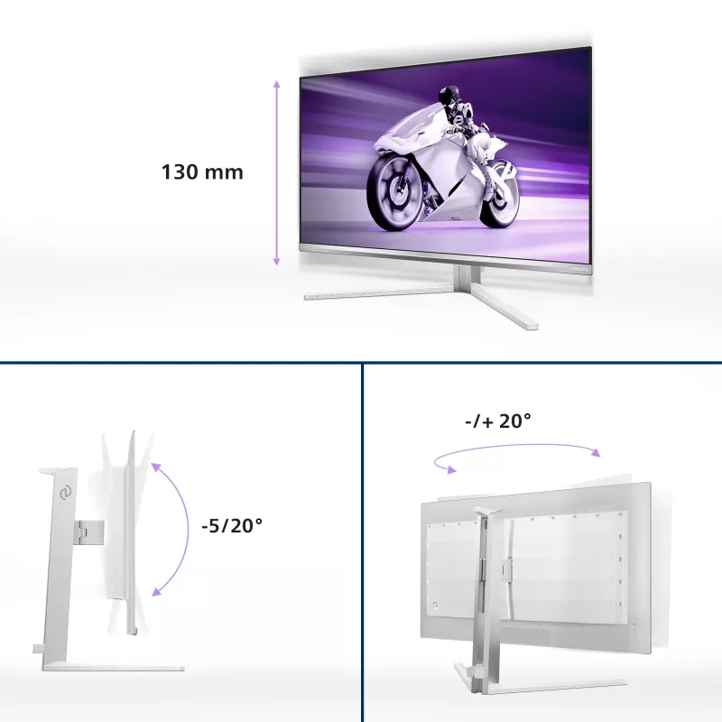 Philips Evnia 8000 27M2N8500/00 computermonitor 67,3 cm (26,5 inch) 2560 x 1440 pixel QHD QD-OLED wit