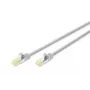 DIGITUS componentgeteste patchkabel - CAT6a - S/FTP - gegoten - 5 m - grijs