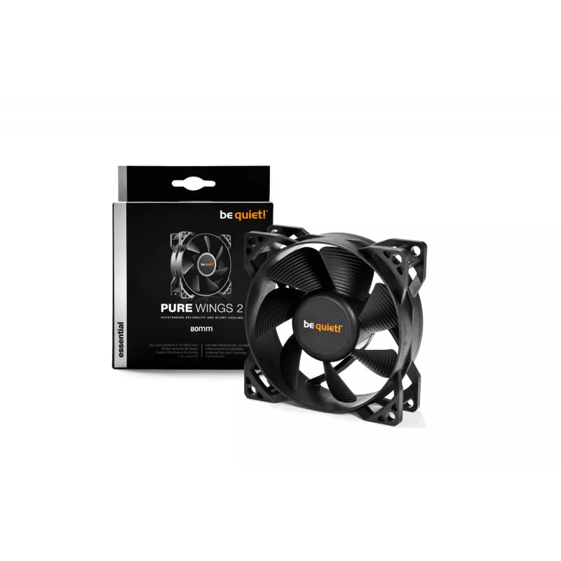 be quiet PURE WINGS 2, 80mm computercasefan 8 cm zwart