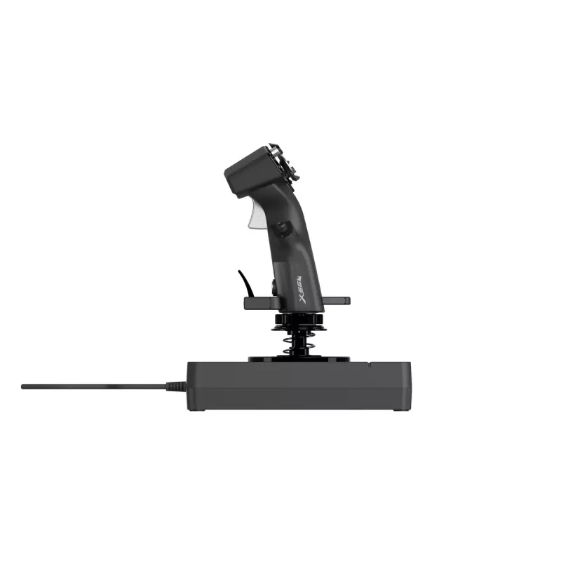 Logitech G X56 H.O.T.A.S. joystick en gashendel (Saitek Pro Flight X56 Rhino), bedraad USB, pc, zwart