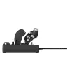 Logitech G X56 H.O.T.A.S. joystick en gashendel (Saitek Pro Flight X56 Rhino), bedraad USB, pc, zwart