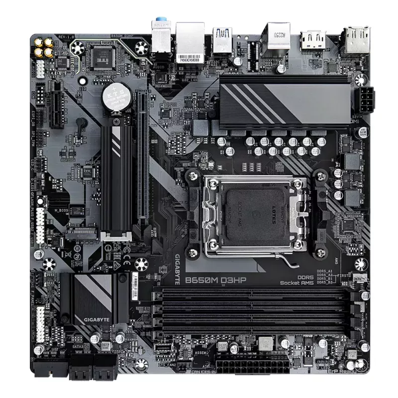 Moederbord GIGABYTE B650M D3HP, AMD AM5, Micro ATX