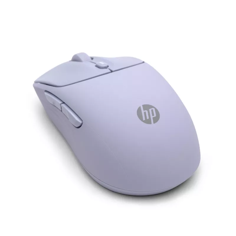 HP 400 stille paarse draadloze muis, voor beide handen, RF draadloos + Bluetooth, 6000 DPI, paars