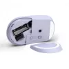 HP 400 stille paarse draadloze muis, voor beide handen, RF draadloos + Bluetooth, 6000 DPI, paars